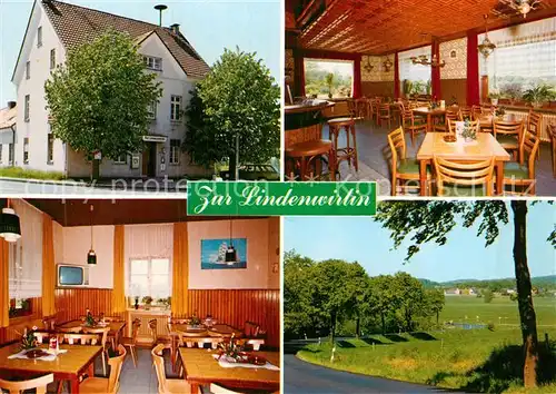 AK / Ansichtskarte Kuerten Restaurant Zur Lindenwirt Kat. Kuerten