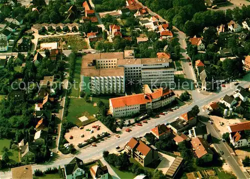 AK / Ansichtskarte Buende Westfalen Evangelische Krankenhaus Fliegeraufnahme