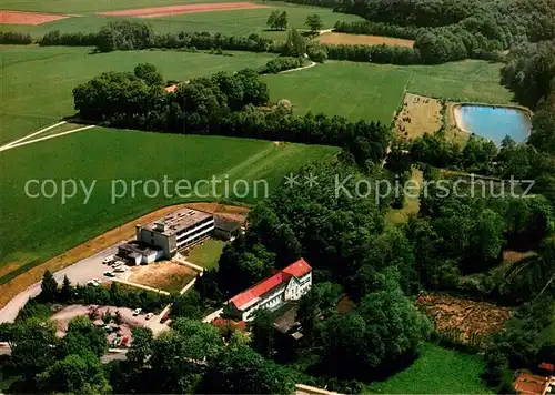 AK / Ansichtskarte Bad Randringhausen Kurhaus Ernstmeier Fliegeraufnahme Kat. Buende