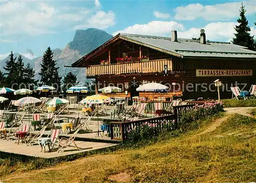 AK / Ansichtskarte Seefeld Tirol Terrassenrestaurant Gschwandtkopf Kat. Seefeld in Tirol