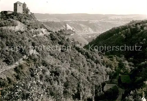 AK / Ansichtskarte Kobern Gondorf Matthiaskirche mit Burgen Kat. Kobern Gondorf