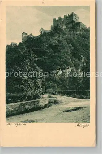 AK / Ansichtskarte St Goar Rhein mit Ruine Rheinfels Kat. Sankt Goar