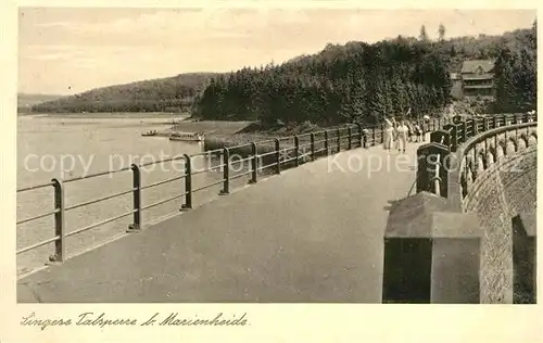 AK / Ansichtskarte Marienheide Lingsee Talsperre Kat. Marienheide