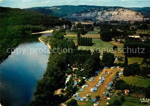 AK / Ansichtskarte Souillac Fliegeraufnahme Camping Dordongne Kat. Souillac