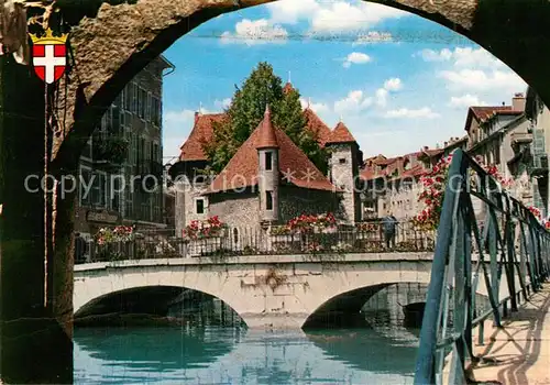 AK / Ansichtskarte Annecy Haute Savoie Bruecke in der Altstadt Kat. Annecy