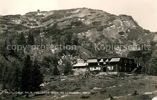 AK / Ansichtskarte Tauplitzalm mit Lawinenstein Hochplateau Totes Gebirge Kat. Tauplitz Steirisches Salzkammergut