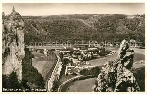 AK / Ansichtskarte Beuron Donautal Panorama Schwaebische Alb Kat. Beuron