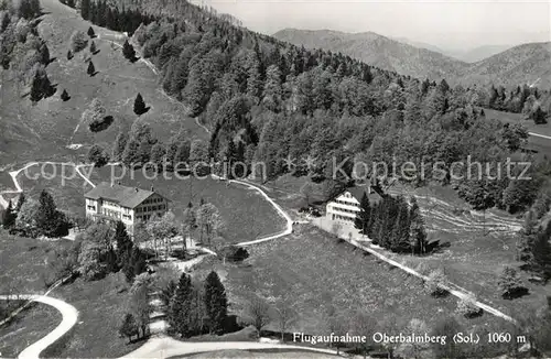AK / Ansichtskarte Oberbalmberg Hotel Kurhaus und Kinderheim Fliegeraufnahme Kat. Oberbalmberg