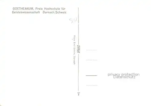 AK / Ansichtskarte Dornach SO Goetheanum Freie Hochschule fuer Geisteswissenschaft Kat. Dornach