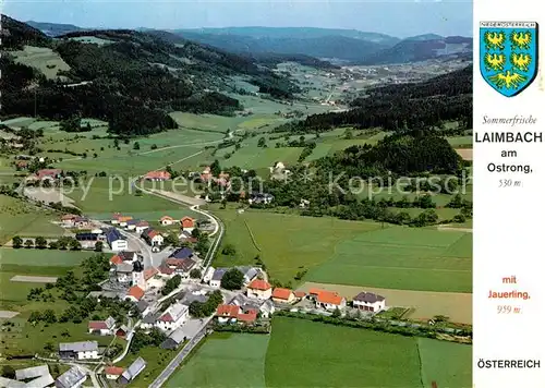 AK / Ansichtskarte Laimbach Muenichreith Fliegeraufnahme Jauerling Kat. Muenichreith Laimbach