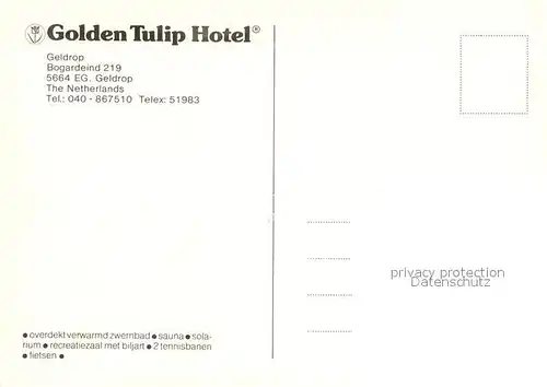 AK / Ansichtskarte Geldrop Golden Tulip Hotel  Kat. Geldrop