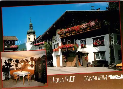 AK / Ansichtskarte Tannheim Tirol Haus Rief  Kat. Tannheim