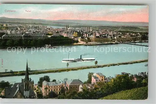 AK / Ansichtskarte Coblenz Koblenz Panorama Kat. Koblenz Rhein