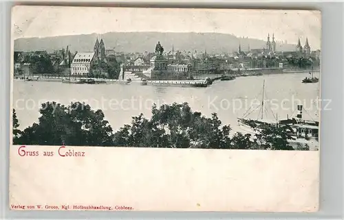 AK / Ansichtskarte Coblenz Koblenz Panorama Kat. Koblenz Rhein
