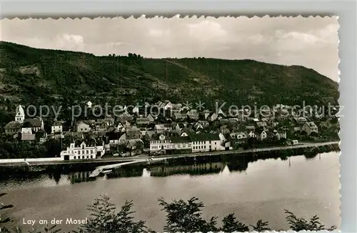 AK / Ansichtskarte Lay Mosel Panorama Gasthaus Zum Anker Kat. Koblenz