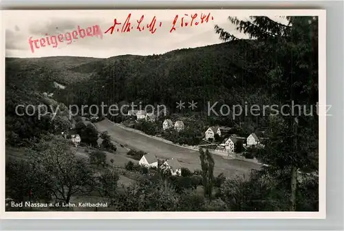 AK / Ansichtskarte Nassau Bad Kaltbachtal Kat. Nassau Lahn