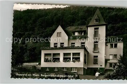 AK / Ansichtskarte Boppard Rhein Bergschloesschen Muehltal Kat. Boppard