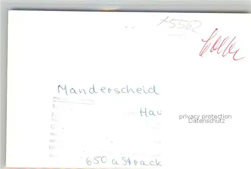 AK / Ansichtskarte Manderscheid Eifel Haus Biedlingmaier Kat. Manderscheid