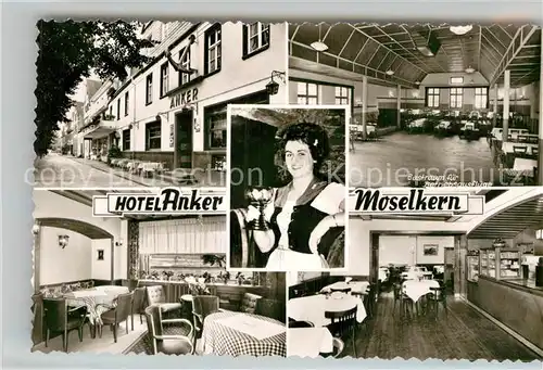 AK / Ansichtskarte Moselkern Hotel Anker Gastraum fuer Betriebsausfluege Kat. Moselkern