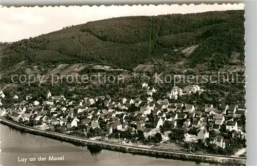 AK / Ansichtskarte Lay Mosel Fliegeraufnahme Kat. Koblenz