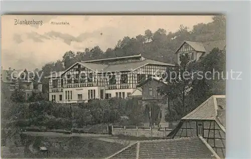 AK / Ansichtskarte Blankenburg Bad Allianzhalle Kat. Bad Blankenburg