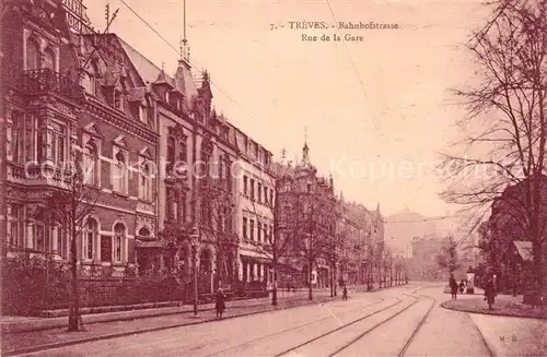 AK / Ansichtskarte Trier Bahnhofstrasse Kat. Trier