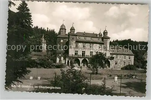 AK / Ansichtskarte Gimborn Hotel zum Schloss  Kat. Marienheide