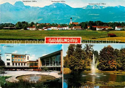 AK / Ansichtskarte Bad Aibling Kurhaus Weindelstein Breitenstein Sonnenwendjoch Kat. Bad Aibling