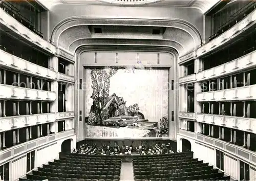 AK / Ansichtskarte Oper Wien Staatsoper Buehne Zuschauerraum  Kat. Musik