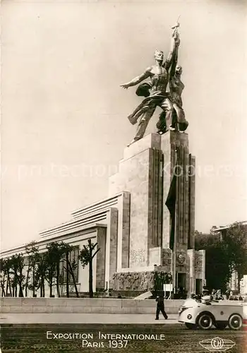 AK / Ansichtskarte Exposition Internationale Paris 1937 Pavillon de l URSS  Kat. Expositions