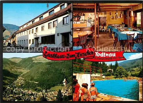 AK / Ansichtskarte Todtnau Gasthaus zum Hirschen Kat. Todtnau