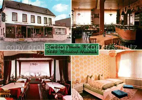 AK / Ansichtskarte Moersdorf Hunsrueck Gasthaus Wickert  Kat. Moersdorf