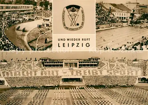 AK / Ansichtskarte Leipzig Deutsches Turn  Sportfest der DDR  Kat. Leipzig