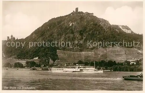 AK / Ansichtskarte Drachenfels Rhein  Kat. Koenigswinter