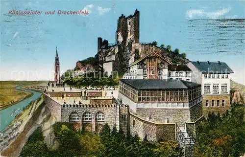 AK / Ansichtskarte Koenigswinter Drachenfels Ruine Kat. Koenigswinter