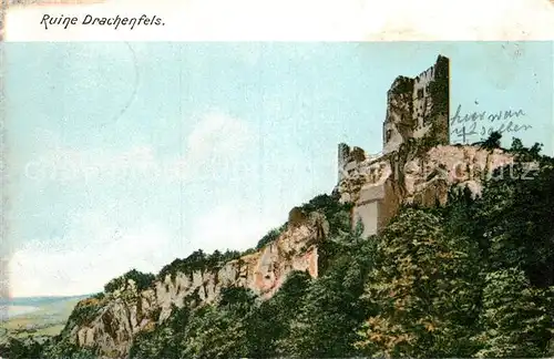 AK / Ansichtskarte Drachenfels Ruine  Kat. Koenigswinter