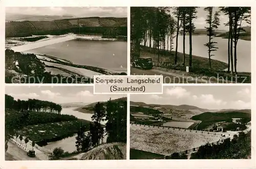 AK / Ansichtskarte Langscheid Sorpesee Panoramen Kat. Sundern (Sauerland)