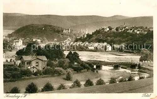 AK / Ansichtskarte Arnsberg Westfalen Panorama Kat. Arnsberg