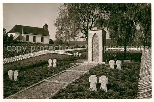 AK / Ansichtskarte Gleiszellen Gleishorbach Heldenfriedhof Kirche Kat. Gleiszellen Gleishorbach