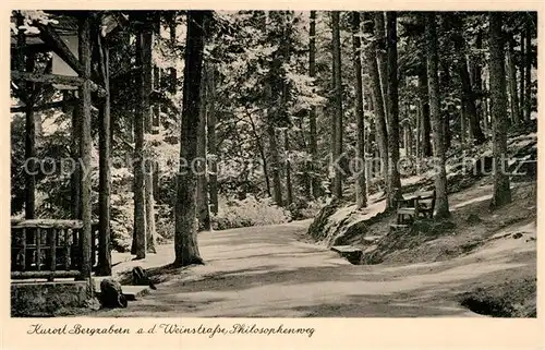 AK / Ansichtskarte Bad Bergzabern Philosophenweg Kat. Bad Bergzabern