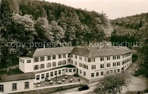 AK / Ansichtskarte Bad Bergzabern Kneippkurhotel Westenhoefer Kat. Bad Bergzabern