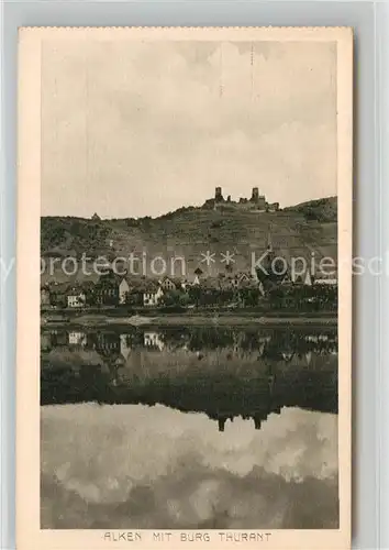 AK / Ansichtskarte Alken Koblenz mit Burg Thurant Kat. Alken