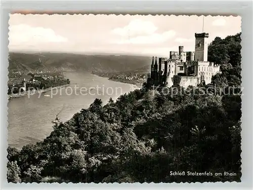 AK / Ansichtskarte Stolzenfels Schloss Stolzenfels am Rhein Kat. Koblenz Rhein