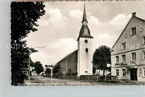 AK / Ansichtskarte Drabenderhoehe Kirche Kat. Wiehl