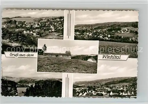 AK / Ansichtskarte Wiehl Gummersbach Tal Panorama Teilansicht  Kat. Wiehl