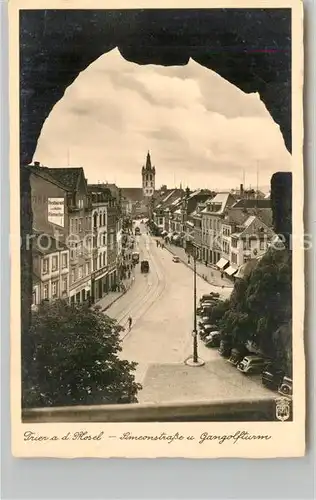 AK / Ansichtskarte Trier Luisenstrasse Gangolfturm Kat. Trier