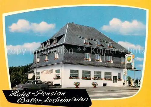 AK / Ansichtskarte Losheim Eifel Hotel Pension Restaurant Balter Kat. Hellenthal