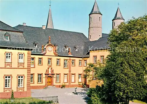 AK / Ansichtskarte Steinfeld Kall Kloster Basilika Salvatorianerkolleg Innenhof Kat. Kall