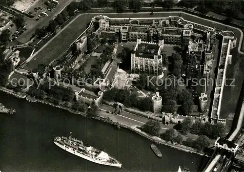 AK / Ansichtskarte London Tower of London aerial view Kat. City of London
