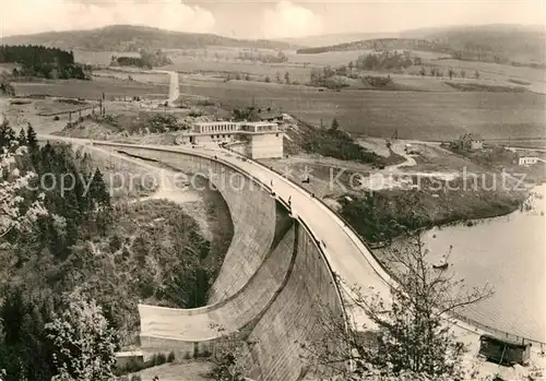 AK / Ansichtskarte Poehl Vogtland Talsperre Sperrmauer Kat. Poehl Vogtland